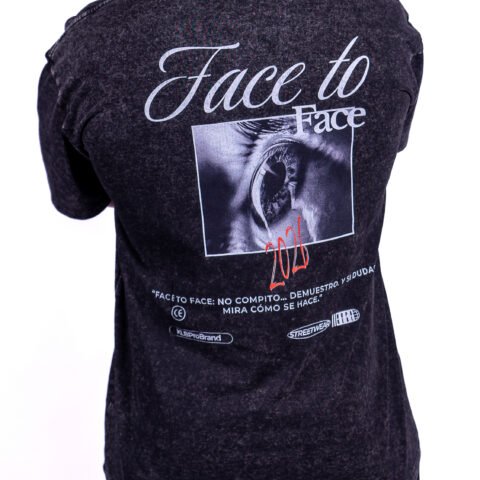 Camiseta Oversize Unisex Acid Black F2F