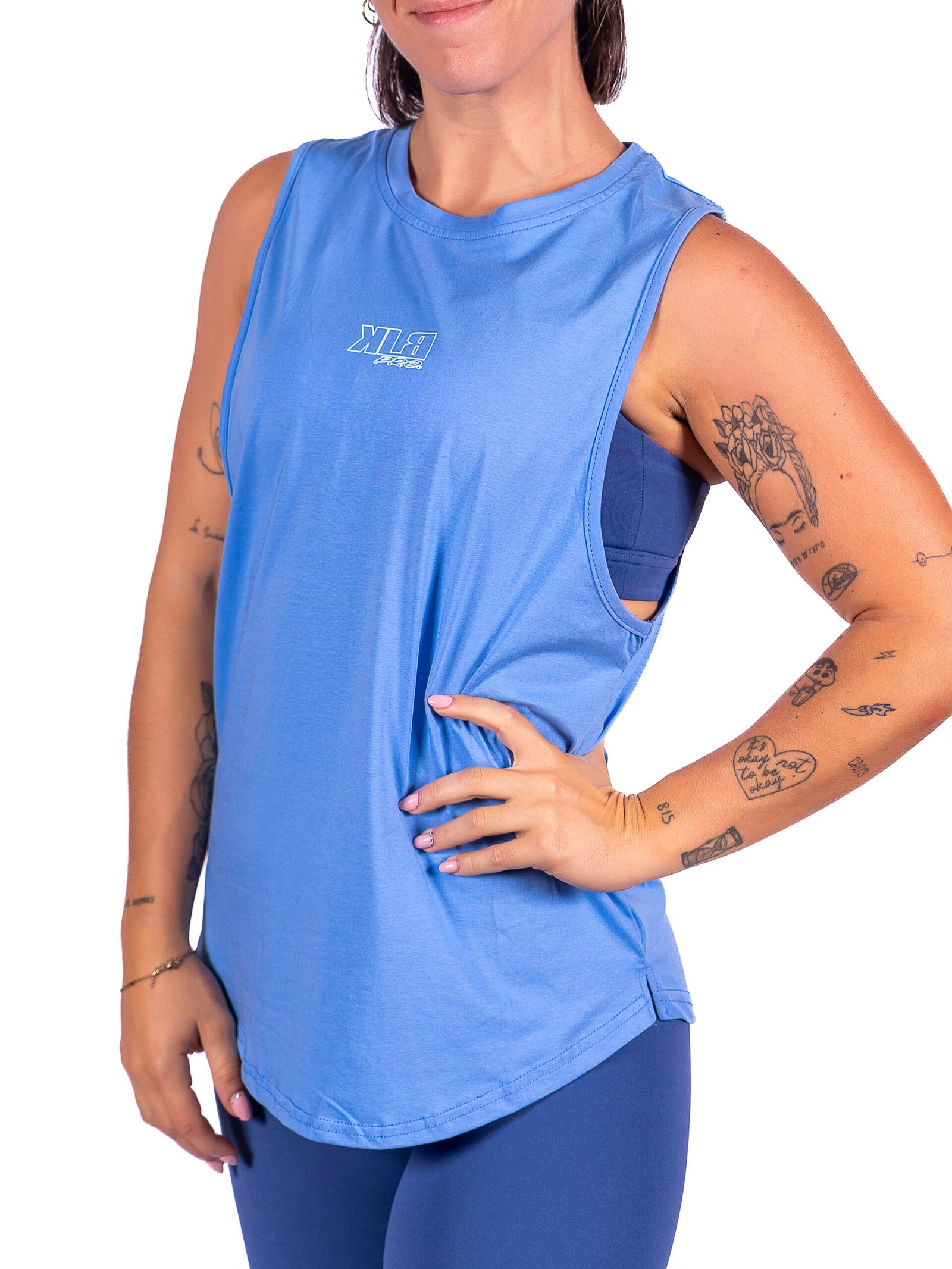 Camiseta PUMP Azul "Para los que nunca se rinden" - Imagen 4