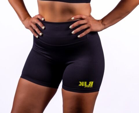 Shorts Mujer Negro/Fluor