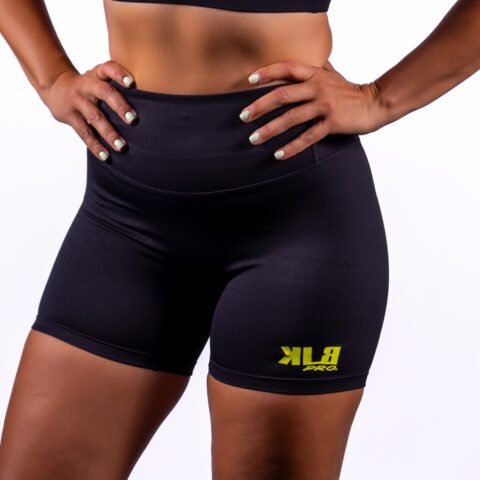 Shorts Mujer Negro/Fluor