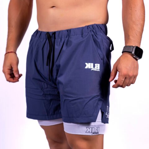 Short 2en1 Azul Élite