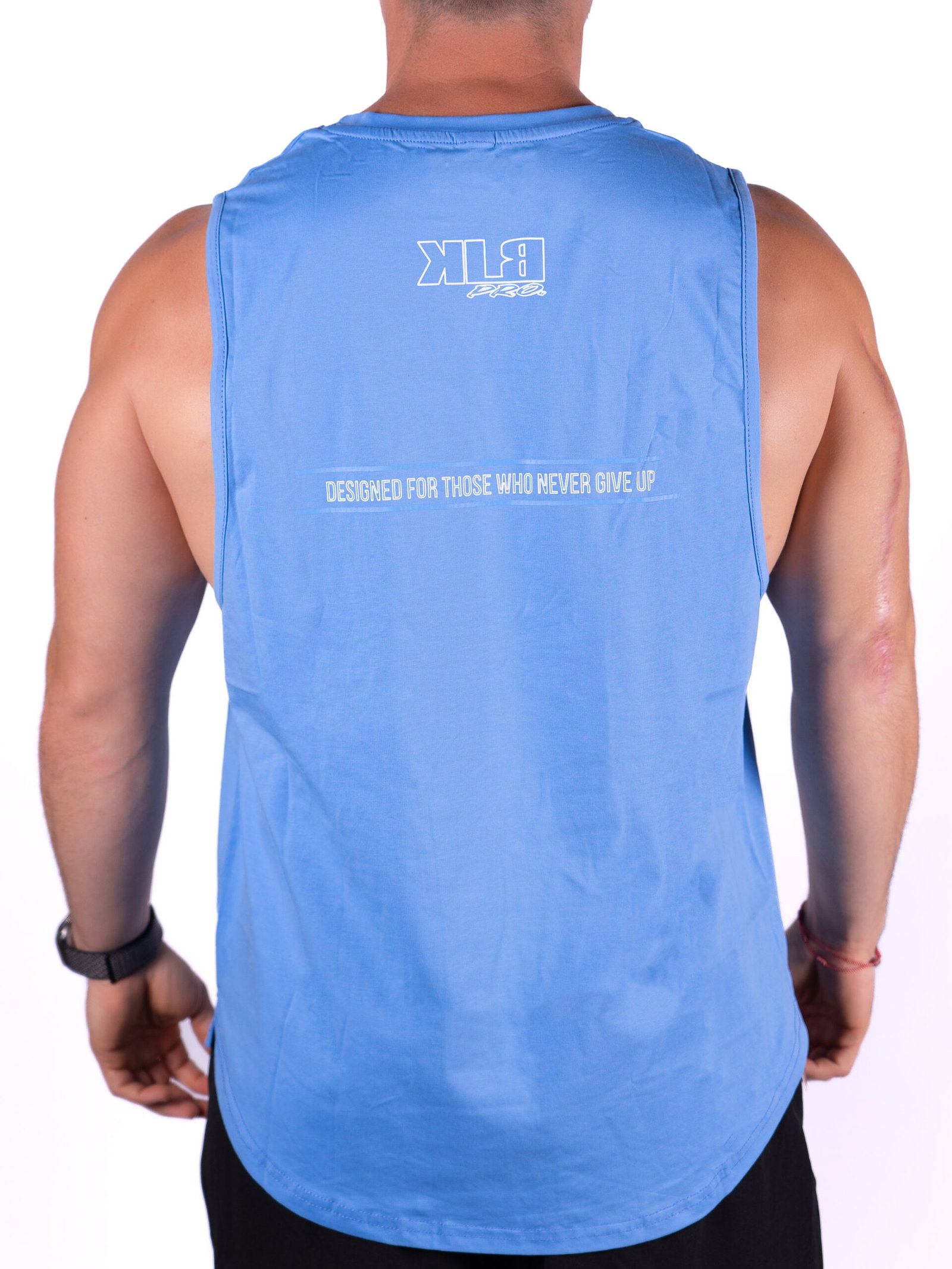 Camiseta PUMP Azul "Para los que nunca se rinden" - Imagen 3
