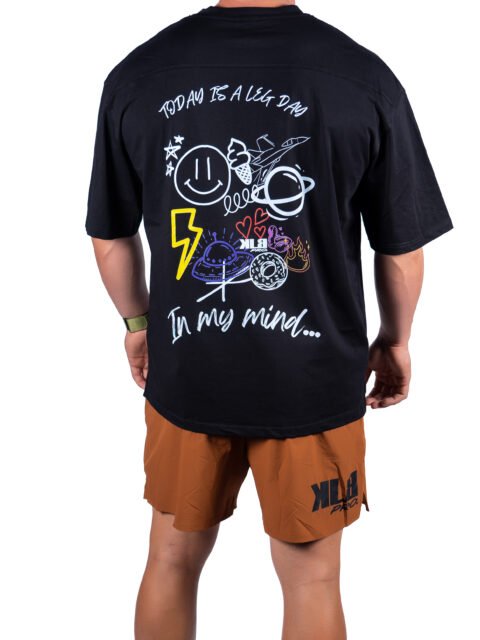 Camiseta Oversize PRO Unisex "LEG DAY"