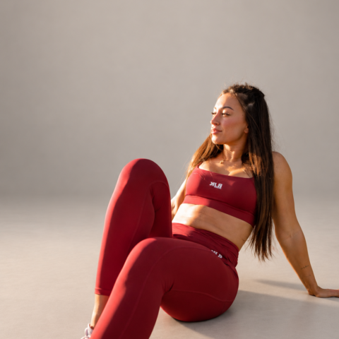 Leggins Mujer Burgundy